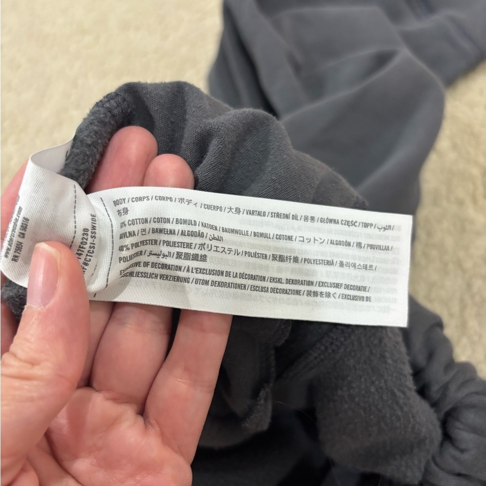 ABERCROMBIE & FITCH Women’s Grey Soft Collection Loungewear Casual Jogger Pants - Picture 5 of 5
